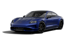 2026 Taycan Black Edition styled in Gentian Blue&nbsp;Metallic